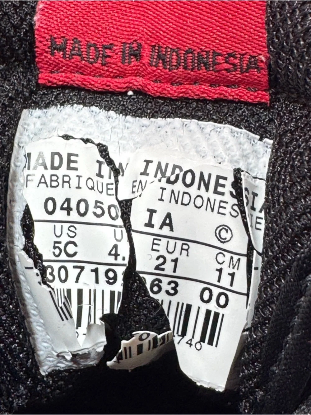 Nike Air Force 1 Mid Toddler Sneakers Red‎ Black Size 5 307192-063